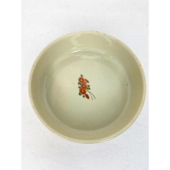 Satsuma Japanese Round 5” Bowl Dish Floral  Design Gold Vintage - Picture 4 of 15